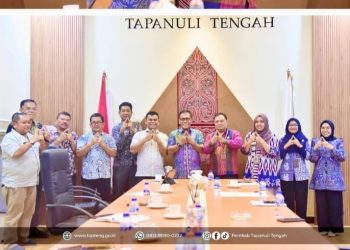 Bupati Tapanuli Tengah Ajak BPS Tapteng Berkolaborasi Sajikan Data Yang Akurat