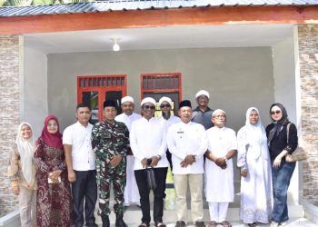 Wakil Bupati Tapteng Tinjau Pembangunan Rumah Ibadah Suluk Thoriqat Naqsyabandiyah Al Kholidiyah Jalaliyah