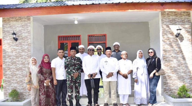 Wakil Bupati Tapteng Tinjau Pembangunan Rumah Ibadah Suluk Thoriqat Naqsyabandiyah Al Kholidiyah Jalaliyah