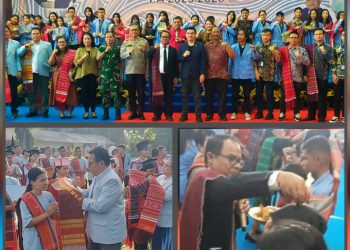 Pengenalan Kehidupan Kampus Bagi Mahasiswa Baru, Rektor UHKBPNP Kukuhkan 738 Mahasiswa Baru Tahun 2025