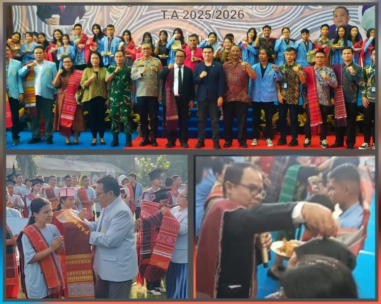 Pengenalan Kehidupan Kampus Bagi Mahasiswa Baru, Rektor UHKBPNP Kukuhkan 738 Mahasiswa Baru Tahun 2025