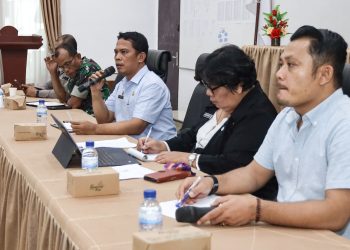 Sekda Junaedi Antonius Sitanggang Memimpin Rapat Teknis Rencana Perobohan Gedung IV Pasar Horas