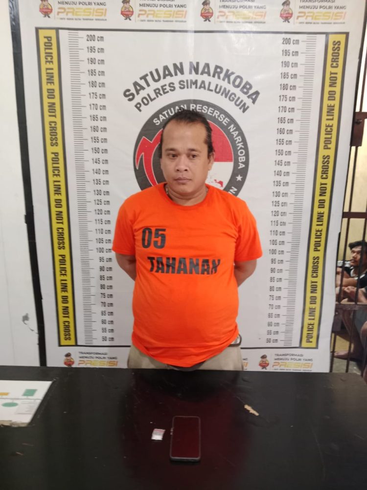 Sat Narkoba Polres Simalungun Tangkap Pengedar Sabu Bela dari Simpang Panei 