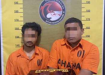 Dua Tersangka Miliki Barang Haram, Ditangkap Tim Sat Resnarkoba Polres Sibolga