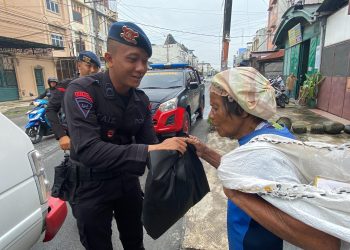 Satuan Brimob Polda Sumut Gelar Kegiatan Minggu Kasih, Wujud Nyata Peduli Dan Melayani 