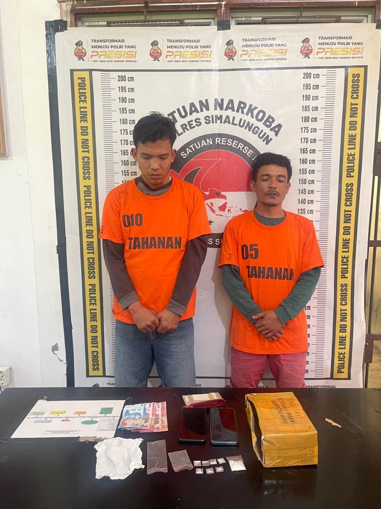 Polres Simalungun Ungkap Jaringan Narkoba di Parapat, 2 Tersangka Diringkus