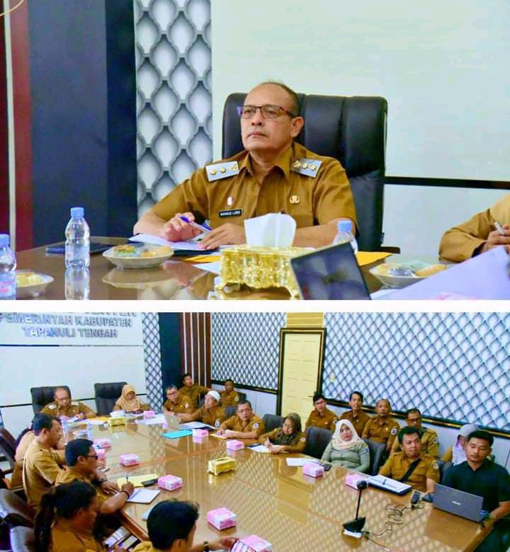 Pemkab Tapteng Rakor Bersama Korsupgah KPK RI, Bupati Tapteng : Ini Menjadi Suplemen Perubahan