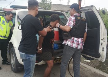 Brimob Polda Sumut Backup Polres Belawan, Gelar Patroli Gabungan Ciptakan Situasi Kamtibmas Kondusif