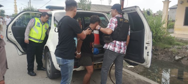 Brimob Polda Sumut Backup Polres Belawan, Gelar Patroli Gabungan Ciptakan Situasi Kamtibmas Kondusif