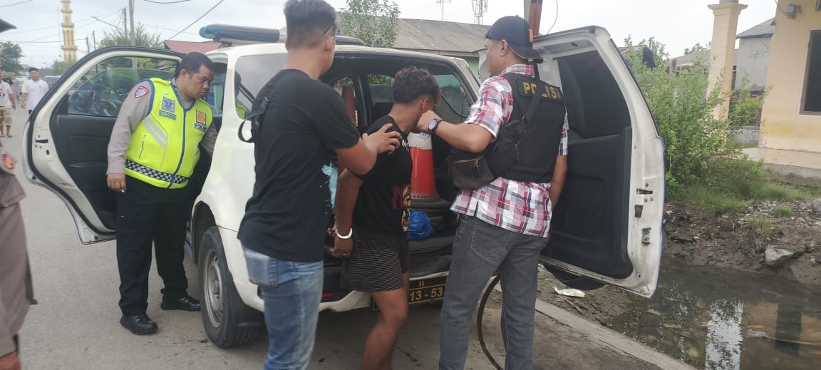 Brimob Polda Sumut Backup Polres Belawan, Gelar Patroli Gabungan Ciptakan Situasi Kamtibmas Kondusif