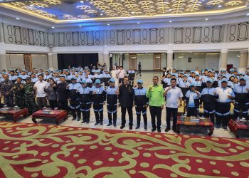 Brimob Polda Sumut Dukung Semangat Juang Kontingen Sumut di PON Beladiri II Kudus