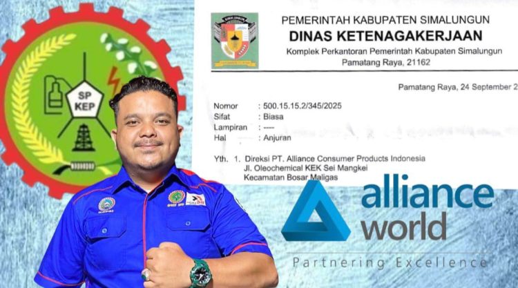  2 Pekerja PT Alliance Yang Di PHK Dipekerjakan Kembali, Disnaker Simalungun Keluarkan Surat Anjuran