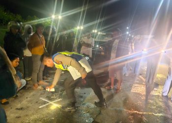 Pengendara Asal Taput Tewas Usai Terjatuh Dari Sepeda Motor Lalu Dilindas Mobil