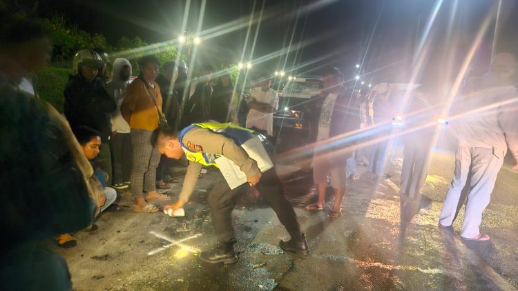 Pengendara Asal Taput Tewas Usai Terjatuh Dari Sepeda Motor Lalu Dilindas Mobil