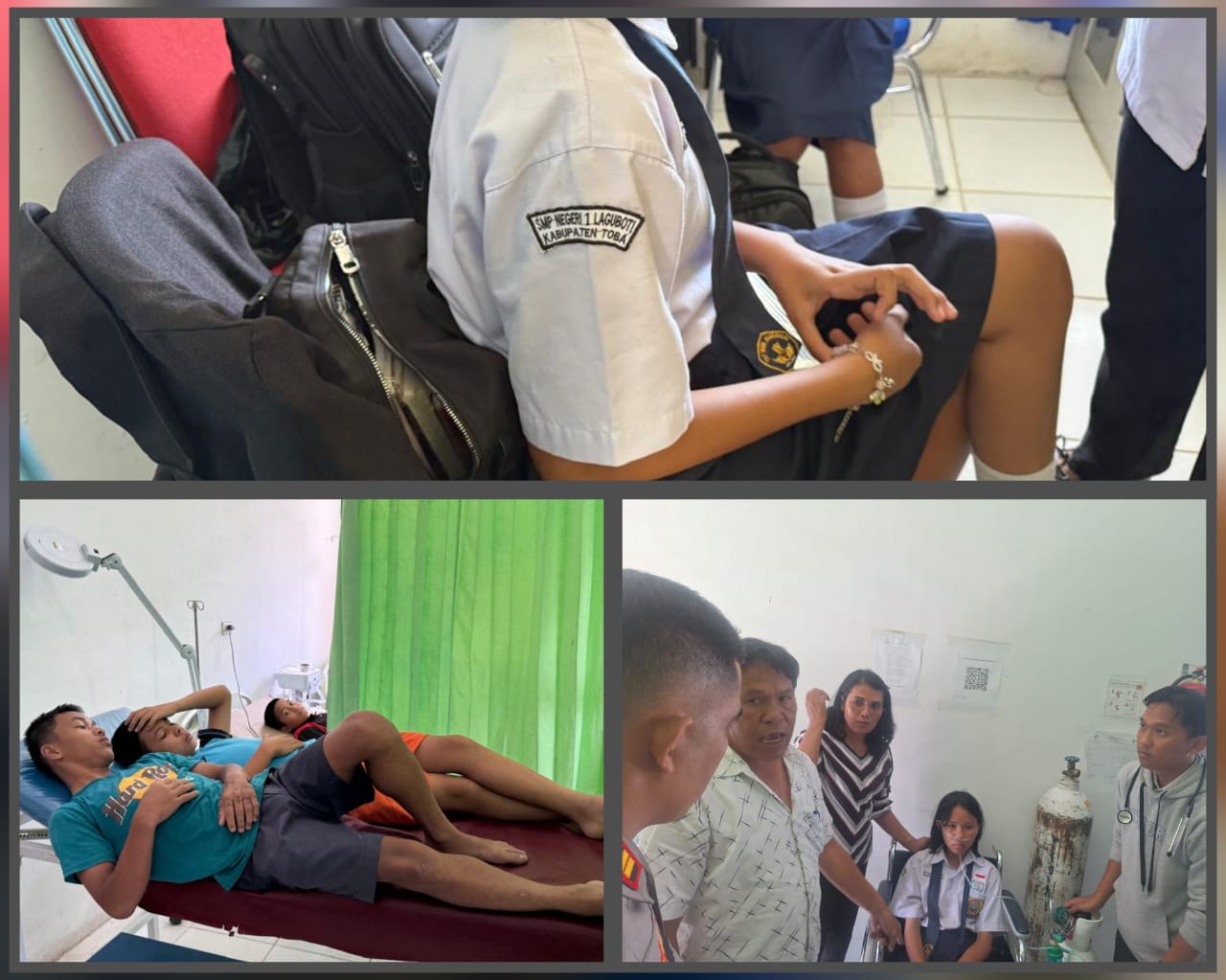 Diduga Keracunan MBG, Puluhan Siswa SMP Negeri 1 Laguboti Dirawat di Rumah Sakit