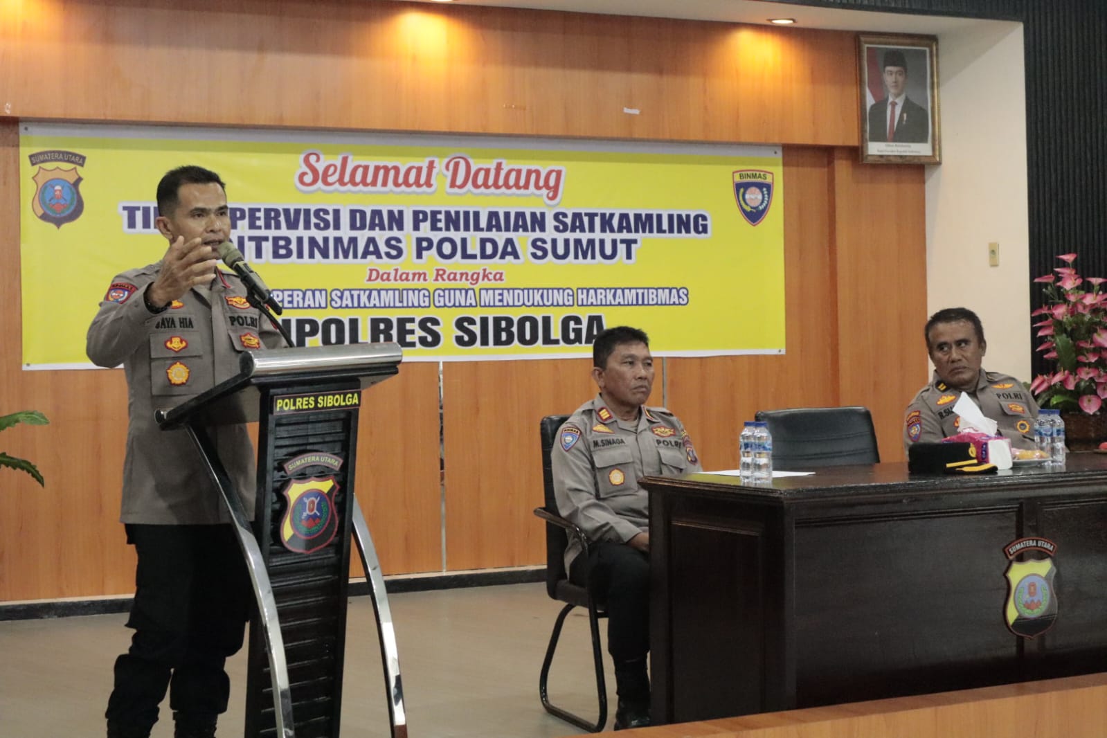 Dua Satkamling Polres Sibolga Mengikuti Penilaian Supervisi Dari Polda Sumut