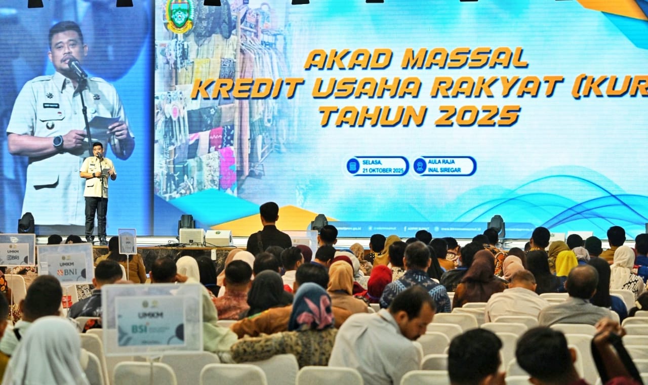 Launching Akad Massal KUR, Pemkab Simalungun Komitmen Dukung UMKM