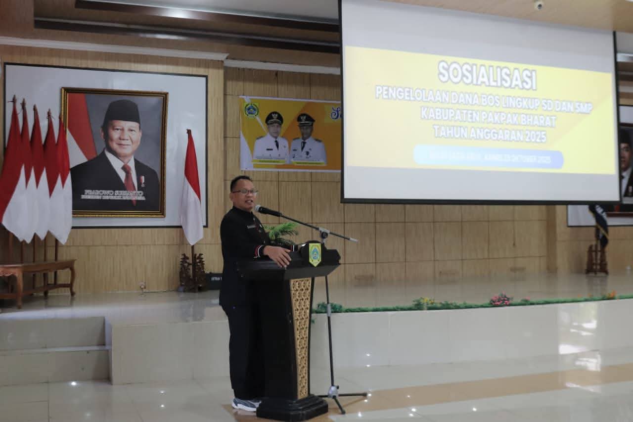 Pemkab Pakpak Bharat Sosialisasikan Pengelolaan Dana BOS Tingkat Sekolah Dasar dan SMP 