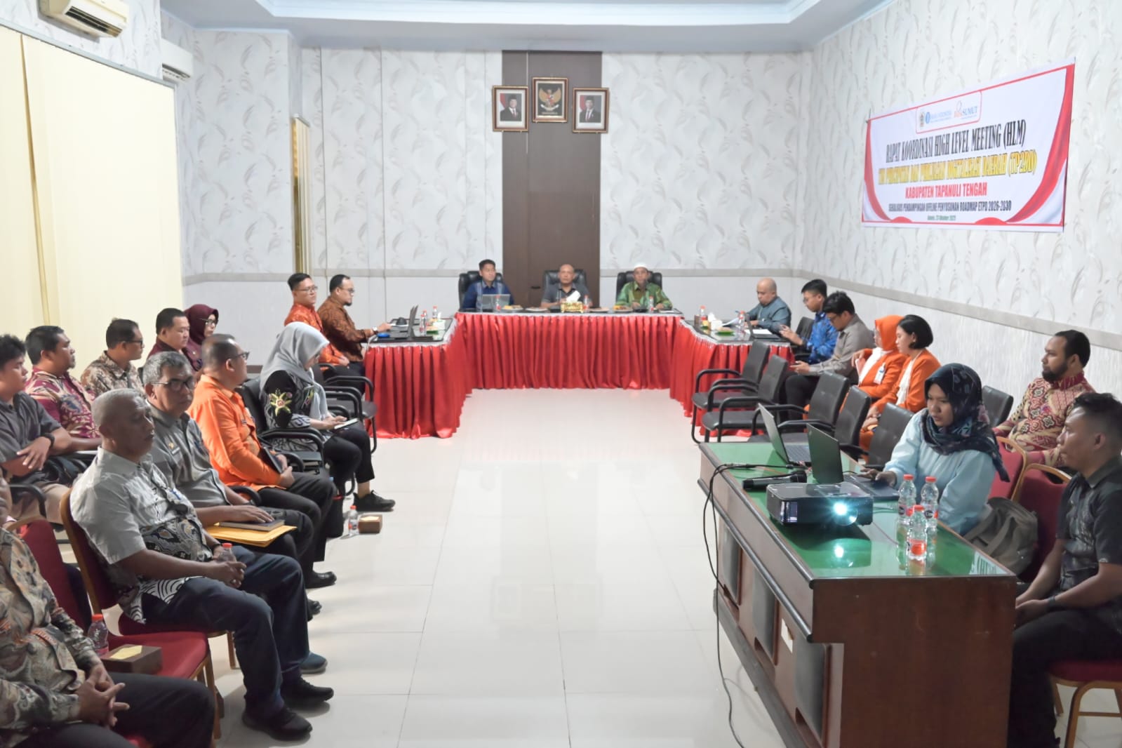 Wakil Bupati Tapteng Membuka Rakor HLM TP2DD Kabupaten Tapanuli Tengah