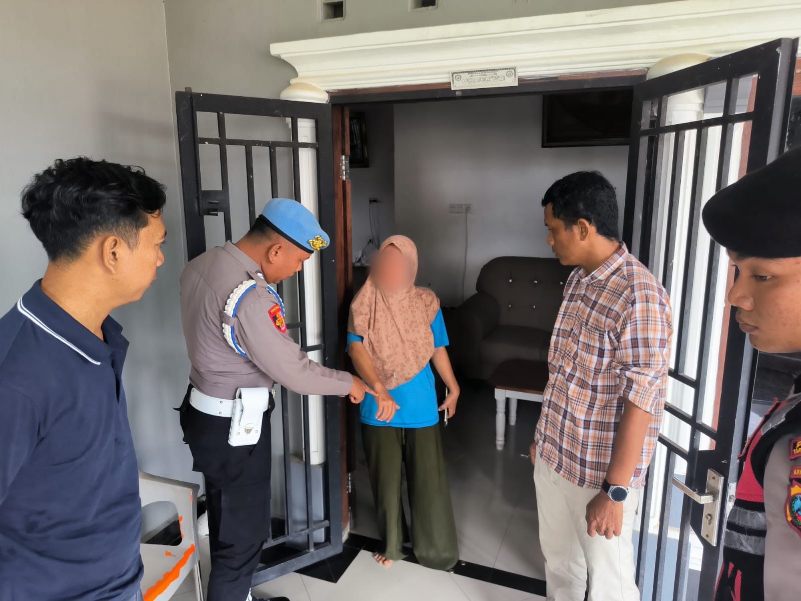 Polres Tapteng Gerak Cepat Tanggapi Laporan KDRT Via CALL Center 110