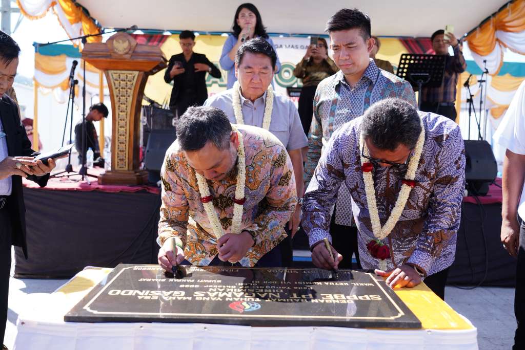 Bupati Pakpak Bharat Resmikan SPPBE Milik PT Naga Mas Gasindo