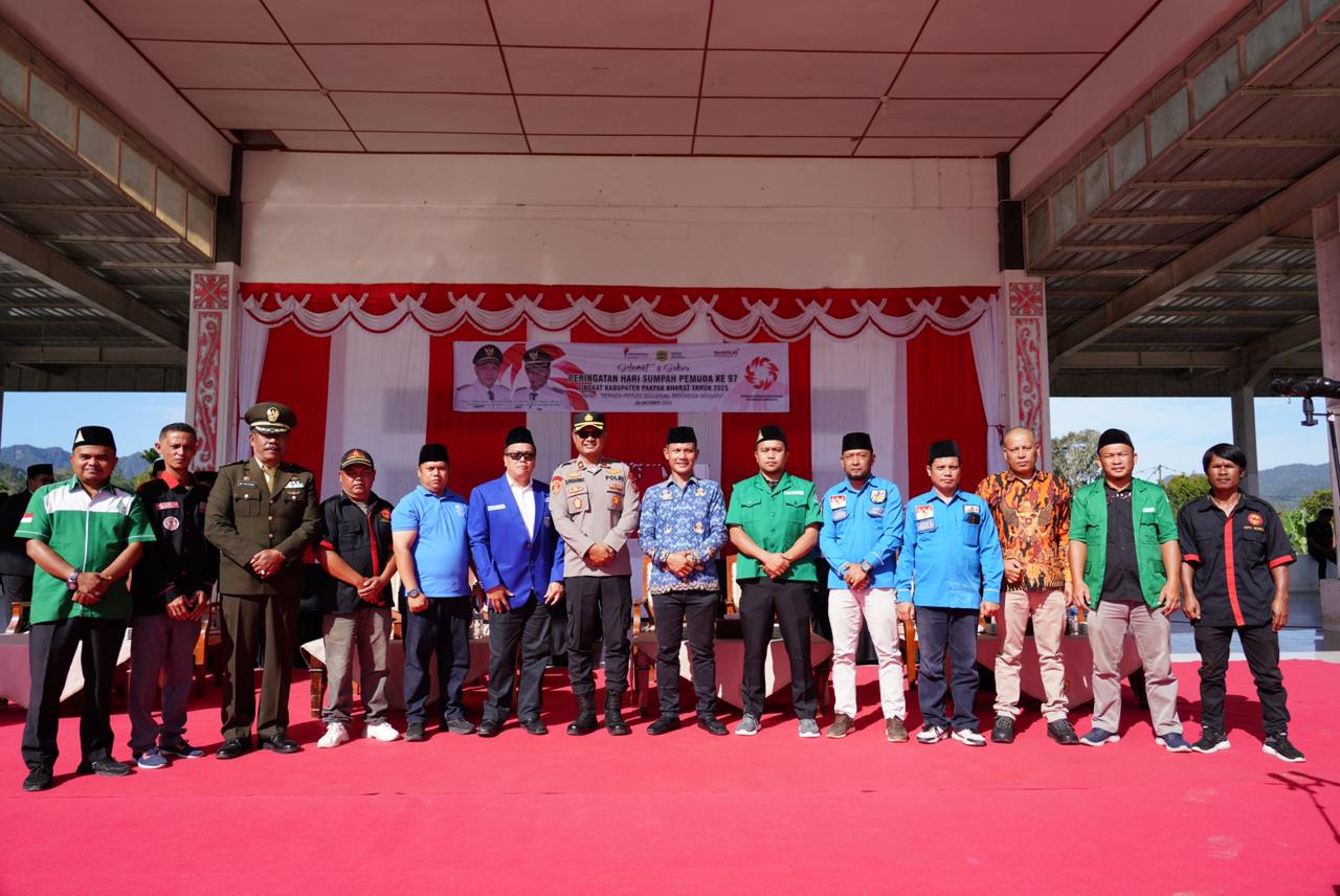 Pemkab Pakpak Bharat Gelar Upacara Peringatan Hari Sumpah Pemuda Tahun 2025