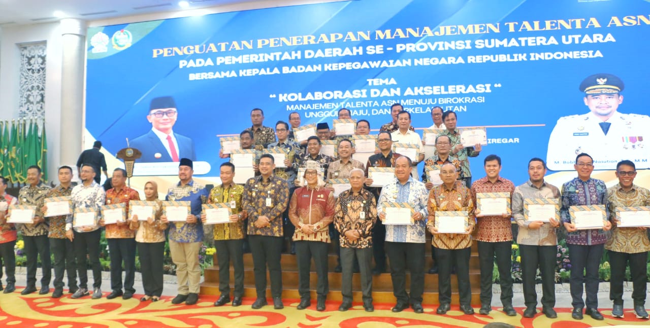 Bupati Simalungun Anton Achmad Saragih Bersama Kepala Daerah se-Sumut Galang Komitmen Penerapan Manajemen ASN