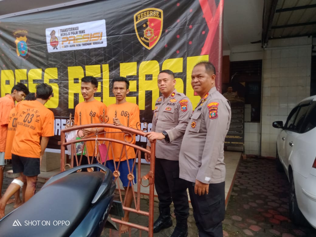 Polsek Medan Area Tembak Pencuri Daun Pintu Besi, Pelaku Didor Saat Melawan Petugas