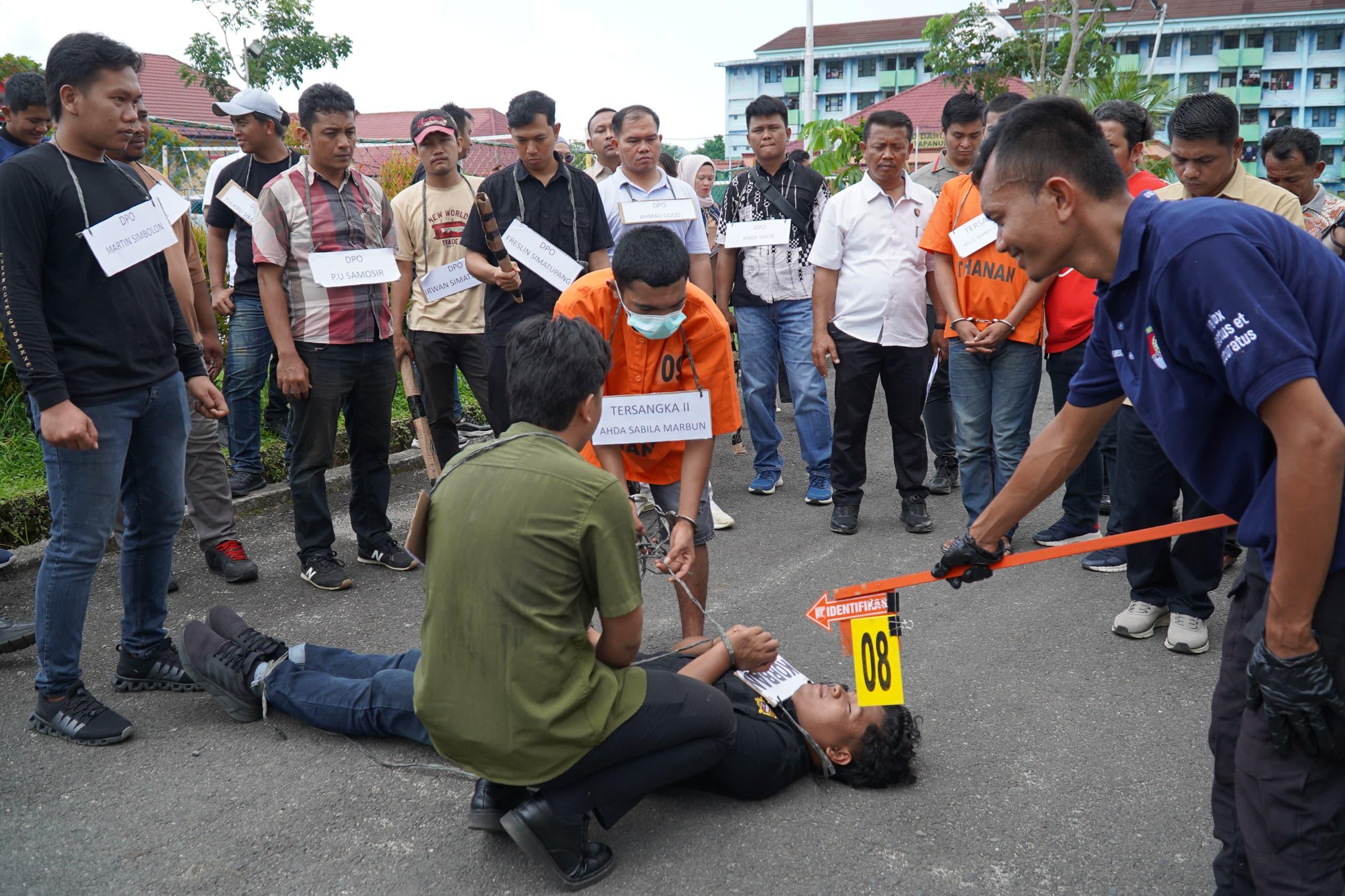 Rekonstruksi Pembunuhan Dipicu Isu Begu Ganjang di Tapteng, 18 Pelaku Masih Diburu