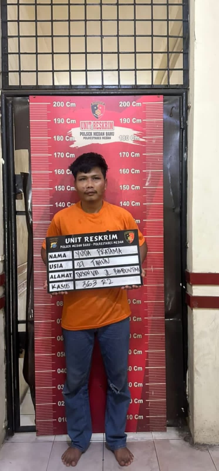 Tak Kunjung Jera, Residivis Curanmor 10 Kali Beraksi di Kampus USU Diringkus Polsek Medan Baru