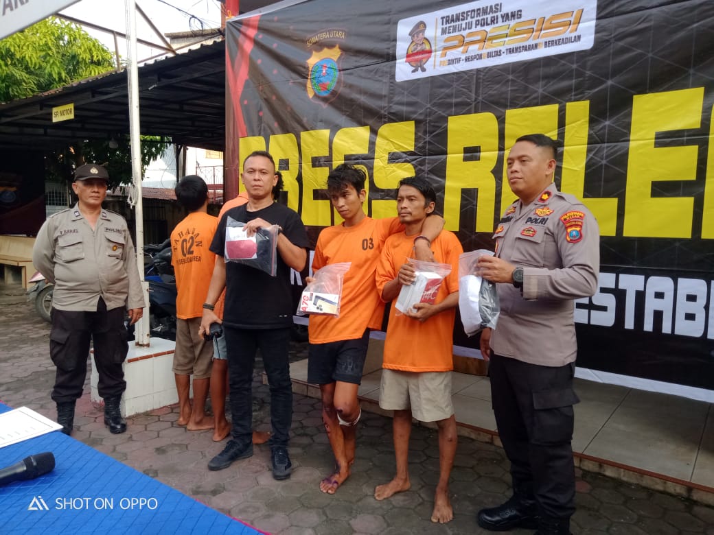 Polisi Tembak Tersangka Begal Sadis, Sudah 7 Kali Beraksi di Medan