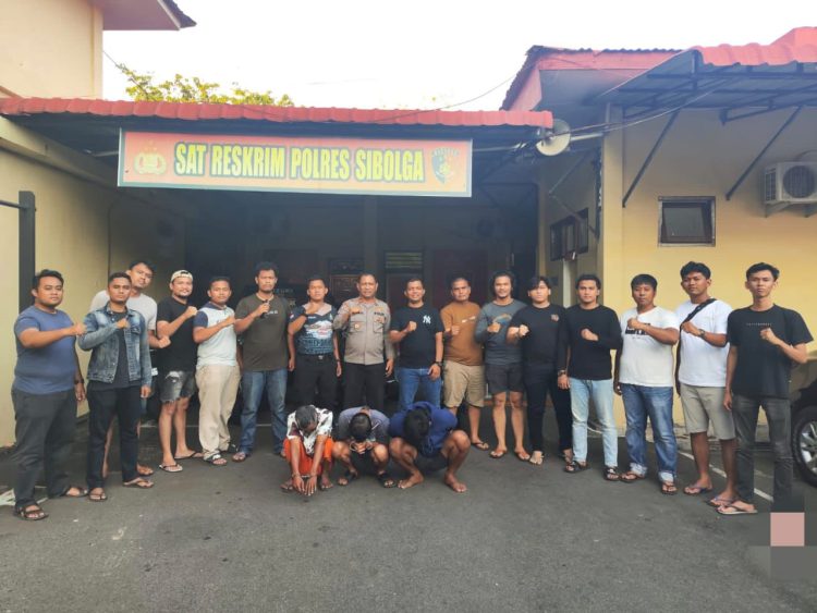 Kurang Dari 1x24 Jam, Tiga Pelaku Pembunuhan Di Sibolga Diamankan Polres Sibolga, Dua Buron
