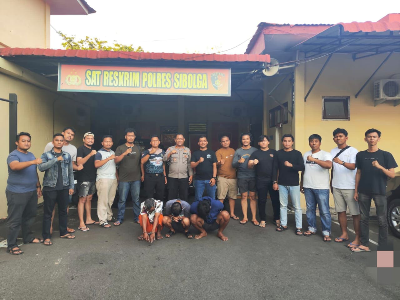 Kurang Dari 1x24 Jam, Tiga Pelaku Pembunuhan Di Sibolga Diamankan Polres Sibolga, Dua Buron