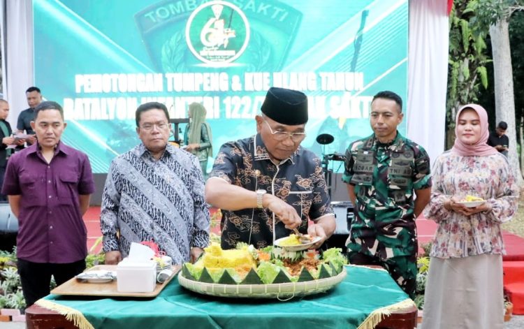Hadiri HUT Yonif 122/TS: Bupati Simalungun Harapkan untuk Tetap Solid, Kuat dan Memberikan Pelayanan Terbaik Bagi Masyarakat