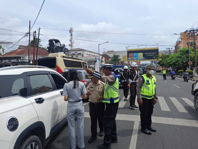 Polres Pematangsiantar Gelar Razia Gabungan Kepatuhan PKB Tahun 2025