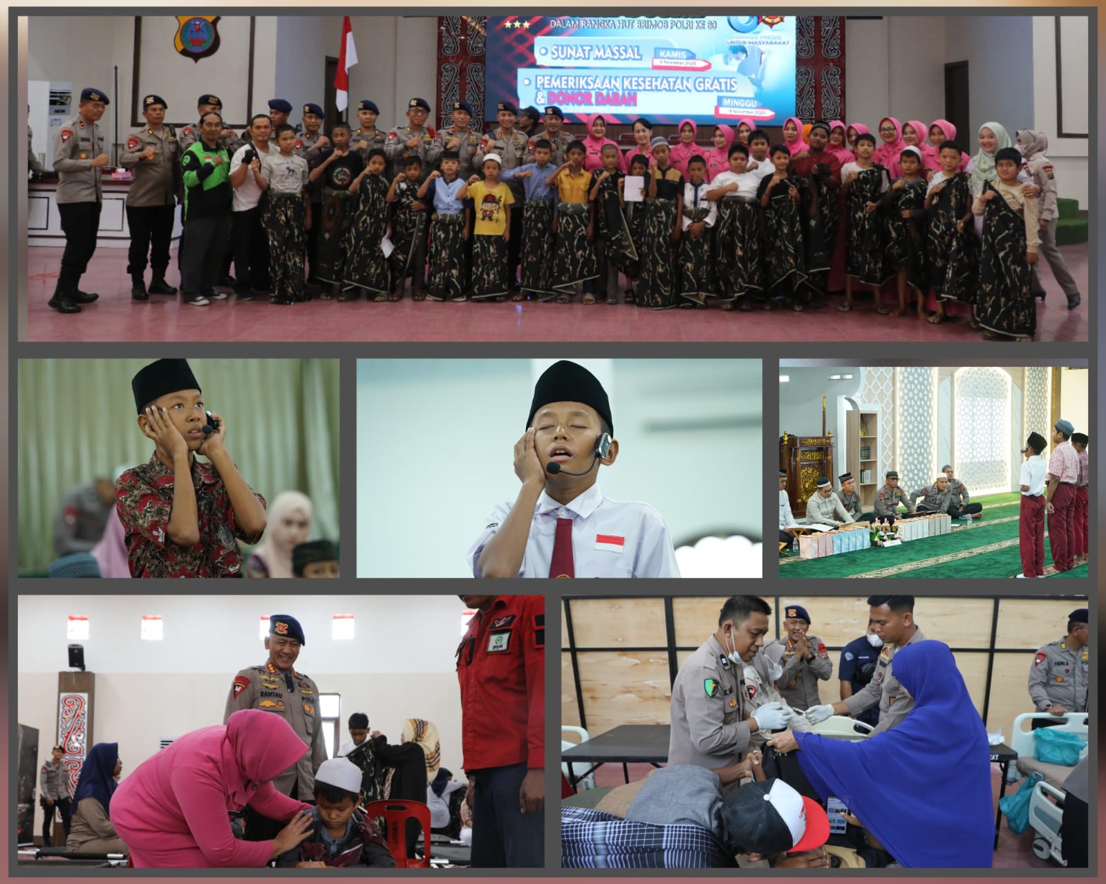 Lantunan Azan dan Senyum Anak Negeri, Brimob Sumut Gelar Lomba Azan dan Sunat Massal Sambut HUT ke-80 Korps Brimob Polri Lantunan Azan dan Senyum Anak Negeri, Brimob Sumut Gelar Lomba Azan dan Sunat Massal Sambut HUT ke-80 Korps Brimob Polri