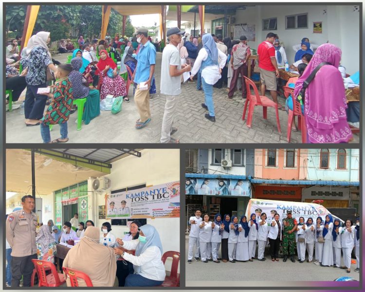 Puskesmas Dolok Masihul Gelar Kampanye TOSS TBC Didukung TNI–Polri