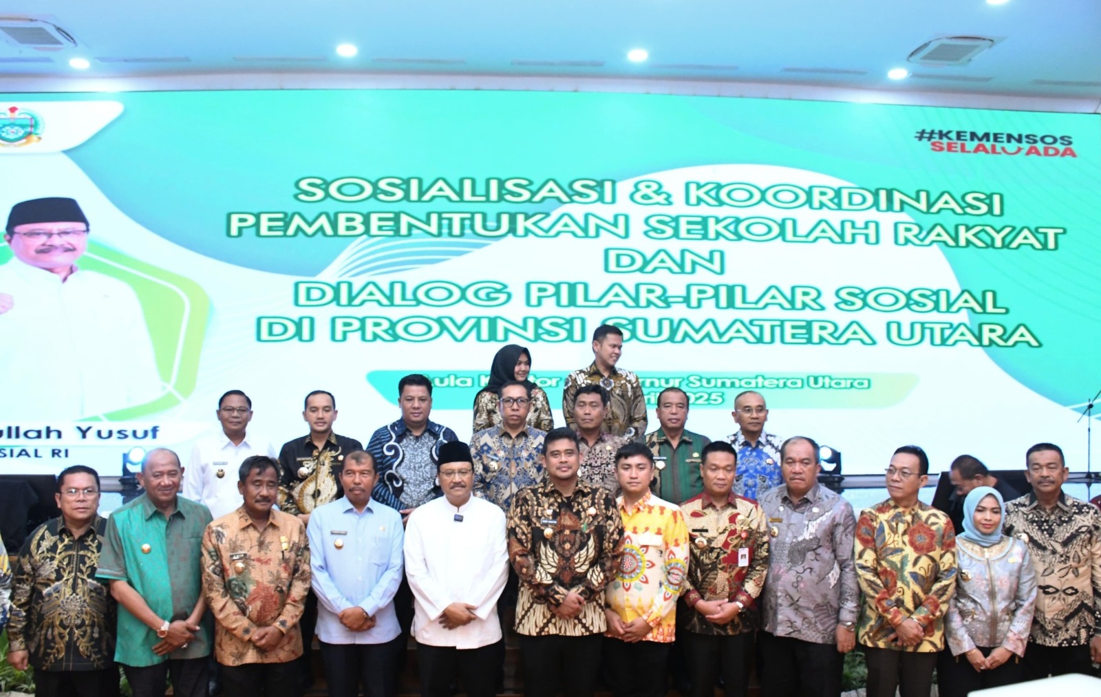 Bupati Samosir Vandiko T Gultom Dukung Pembentukan Sekolah Rakyat