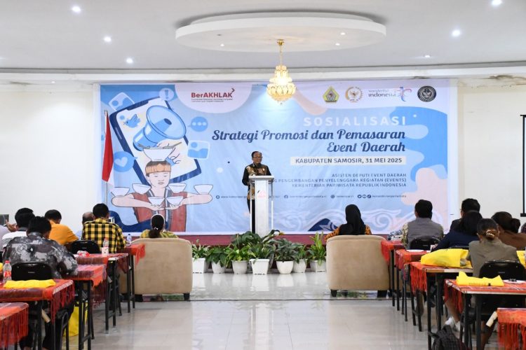 Dukung Pariwisata Samosir, Wabup Samosir Apresiasi Wakil Ketua Komisi VII DPR RI Lamhot Sinaga Bersama Kemenpar RI Sosialisasikan Strategi Promosi Dan Pemasaran Event Daerah