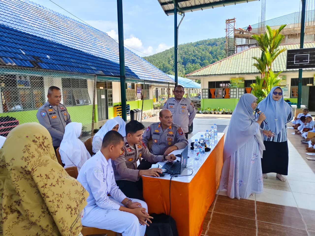 Polres Tapteng Gencarkan Sosialisasi SPMB SMA Kemala Taruna Bhayangkara, 11 Siswa SMP Langsung Daftar