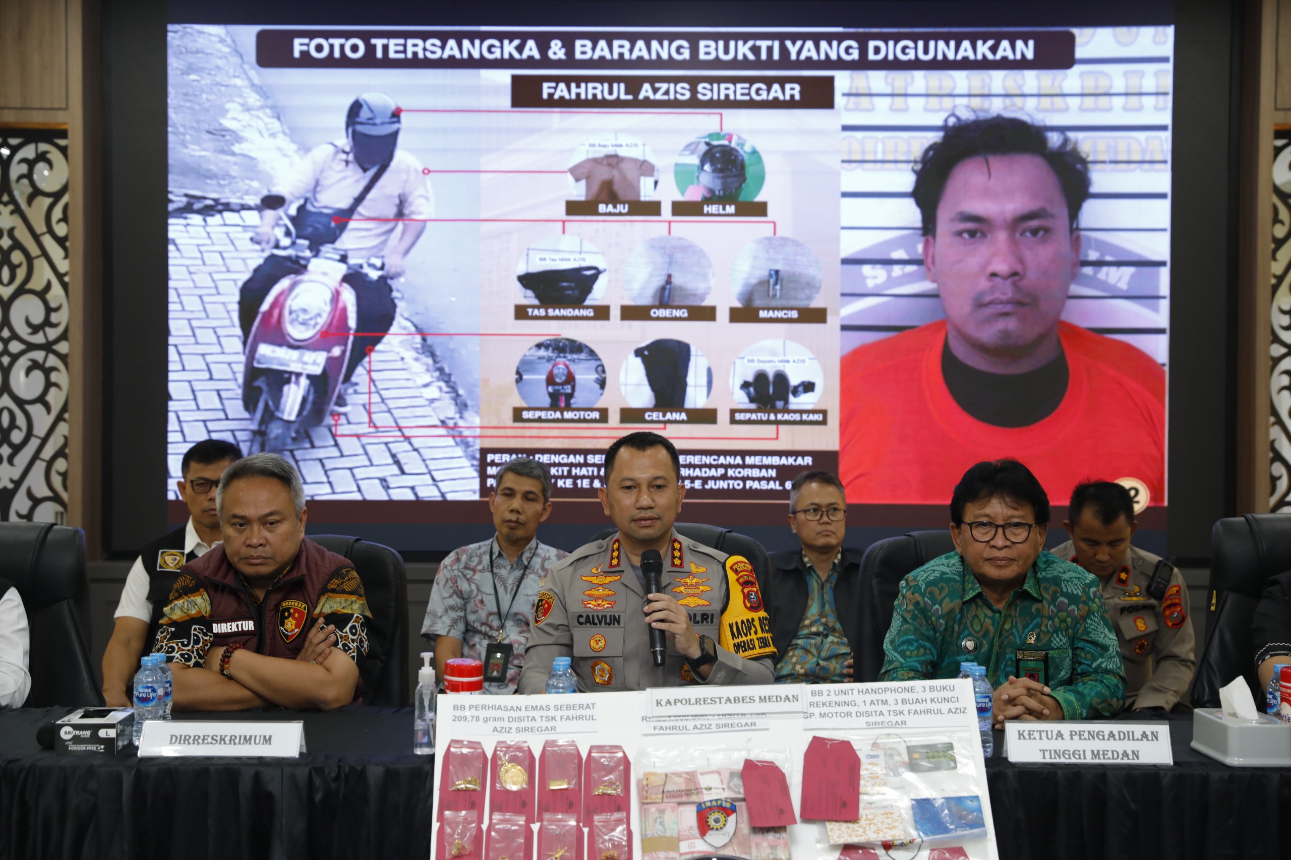 Mantan Sopir Jadi Dalang Pencurian dan Pembakaran Rumah Hakim PN Medan