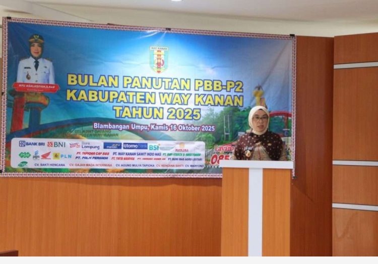 Pemkab Dorong Kesadaran Warga Way Kanan Bayar Pajak