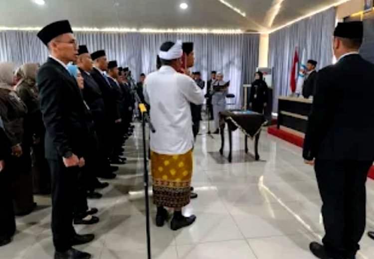 Bupati Way Kanan Lantik Pejabat Pimpinan Tinggi Pratama Dan Jabatan Fungsional