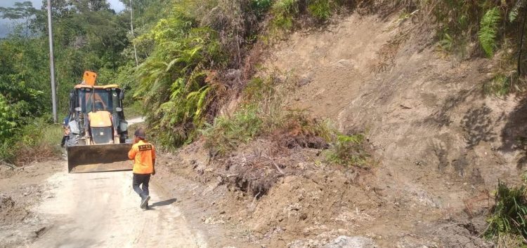 Jalan Penghubung Desa Mahala-Bandar Baru Sudah Bisa Dipergunakan Kembali