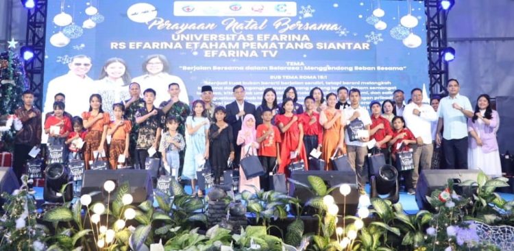 Bupati Simalungun Hadiri Perayaan Natal Bersama Universitas Efarina: Berjalan Bersama Dalam Belarasa, Menggendong Beban Sesama Bupati Simalungun Hadiri Perayaan Natal Bersama Universitas Efarina: Berjalan Bersama Dalam Belarasa, Menggendong Beban Sesama