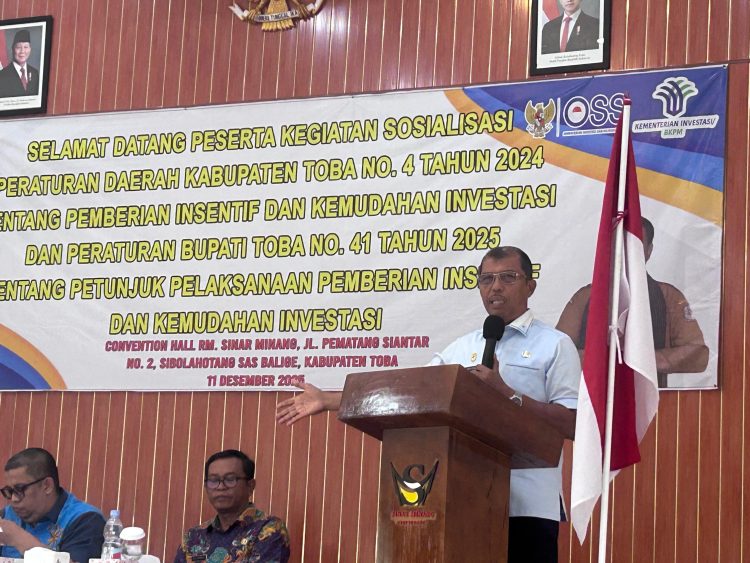 Sosialisasi Perda Kabupaten Toba No 4 Tahun 2024 dan Peraturan Bupati Toba No 41 Tahun 2025, Tentang Pemberian Insentif dan Kemudahan Investasi Sosialisasi Perda Kabupaten Toba No 4 Tahun 2024 dan Peraturan Bupati Toba No 41 Tahun 2025, Tentang Pemberian Insentif dan Kemudahan Investasi