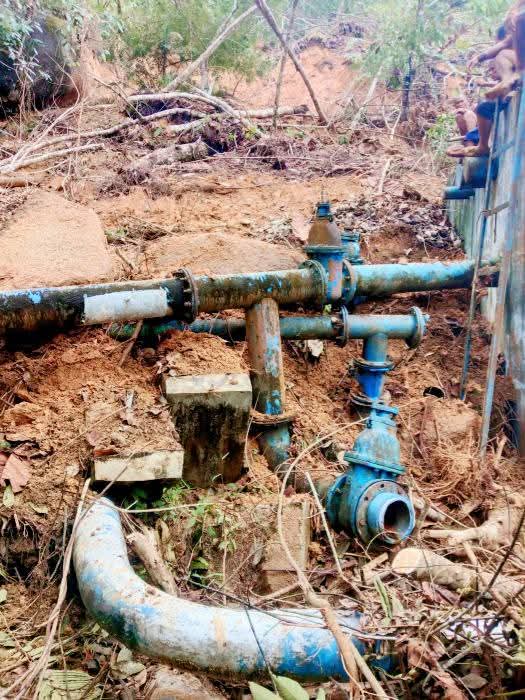 Dirjen Cipta Karya Kementerian PUPR Bantu Prasarana Perpipaan PDAM Mual Nauli Terdampak Bencana Alam Tapteng