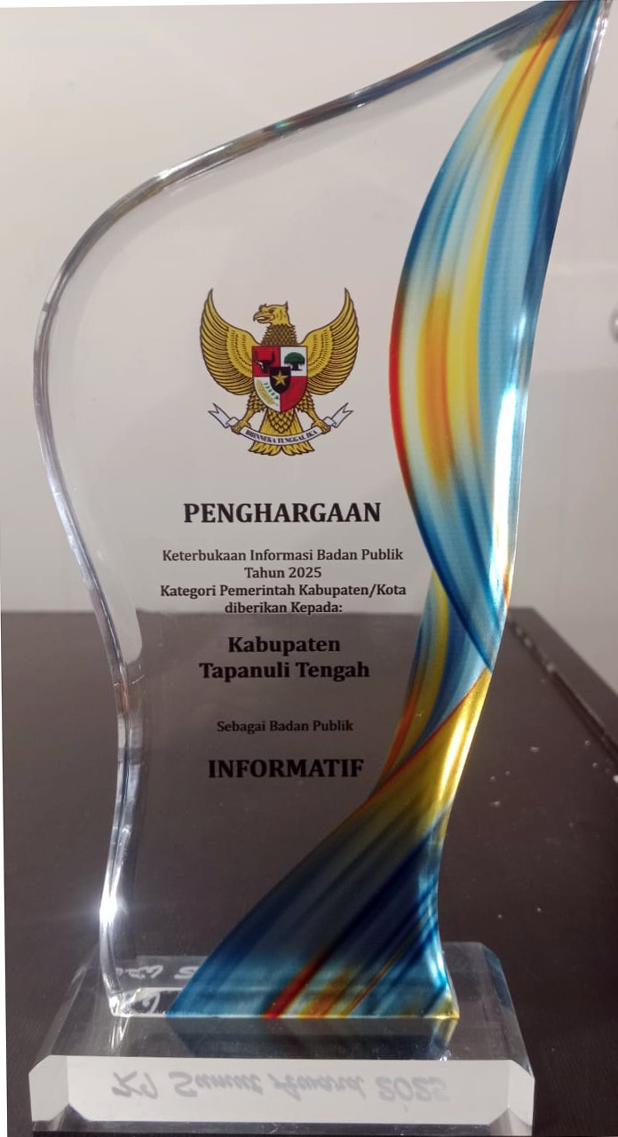 Pemkab Tapteng Raih Badan Publik Informatif di KIP Award 2025