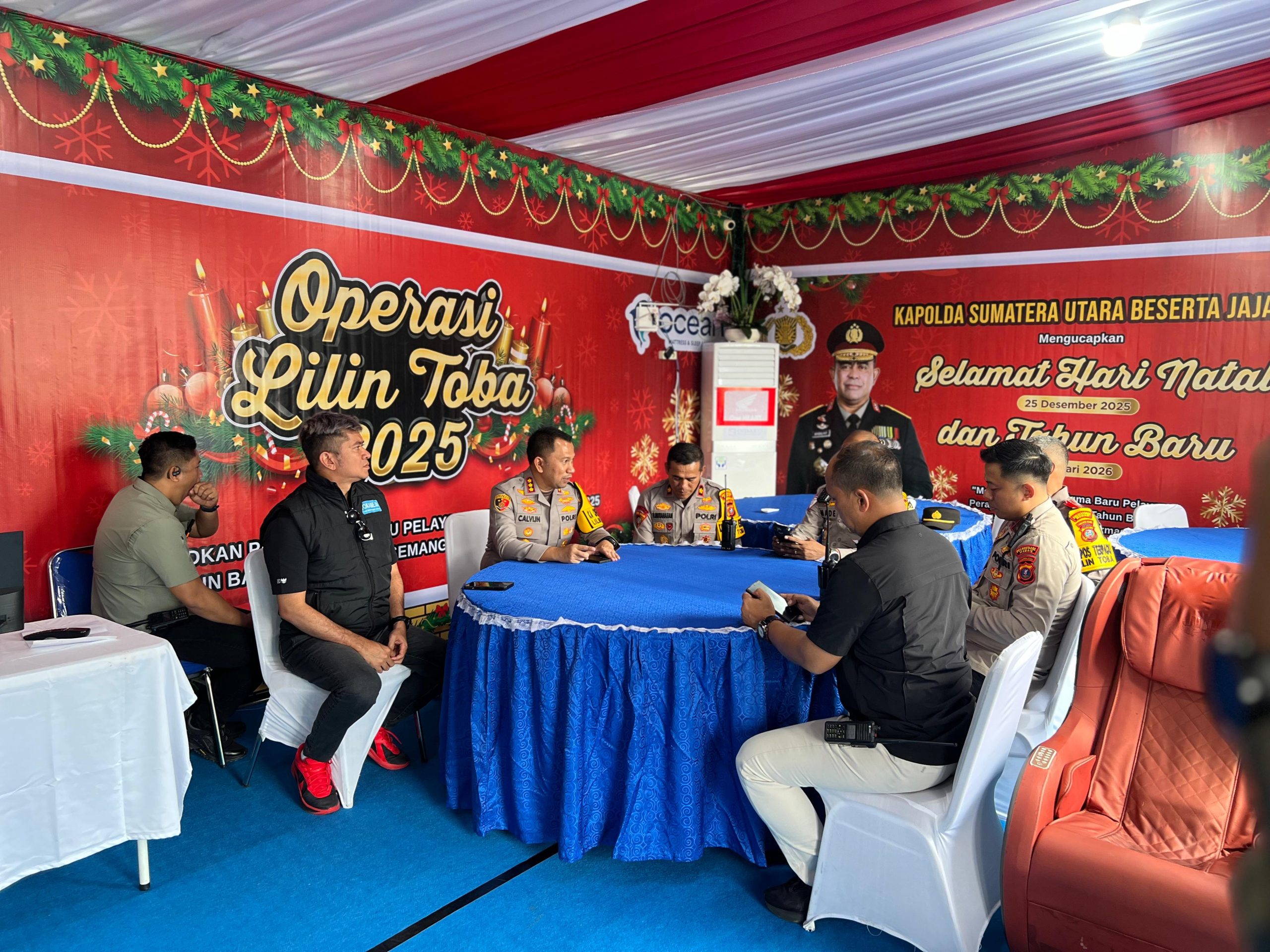Operasi Lilin Toba 2025, Kapolrestabes Medan Tinjau Langsung Pos Terpadu Lapangan Merdeka