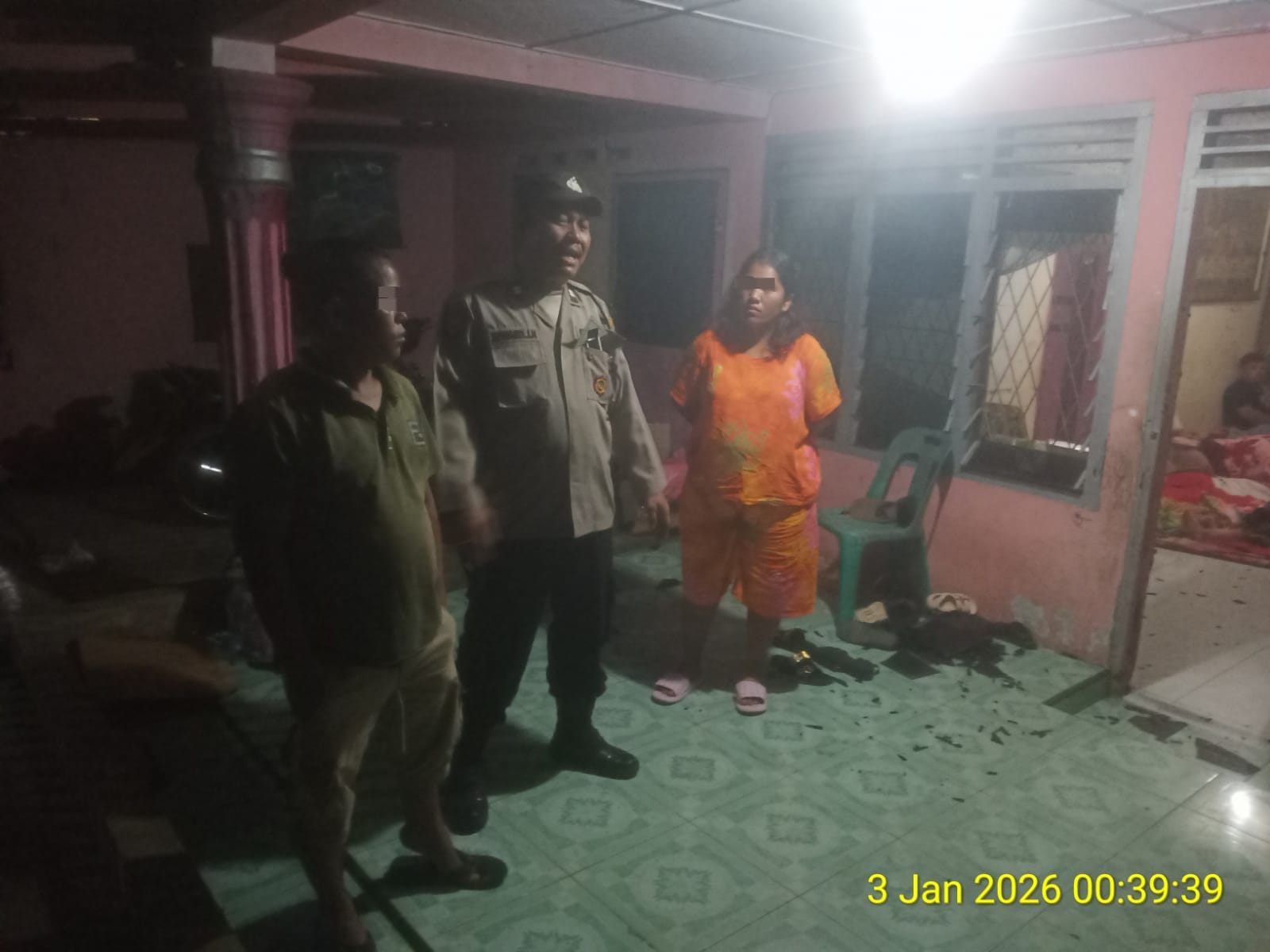 Polsek Siantar Marihat Tindak Lanjuti Aduan Masyarakat Melalui Call Center 110, Keributan Pasutri